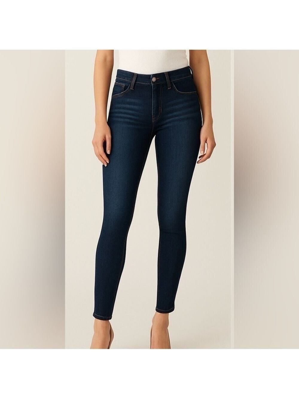 Joe’s Jeans The Charlie High Rise Skinny Ankle Dark Wash Size 26
